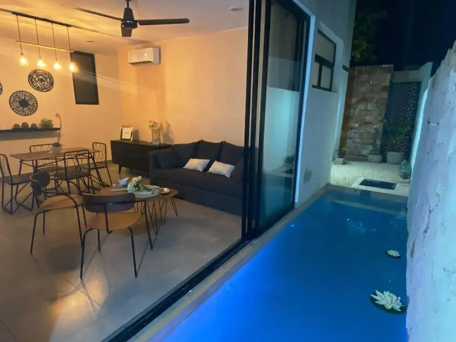 Villa Maia, Lovely 1 Bedroom Apartment With Pool Mérida 0*,  Meksyk